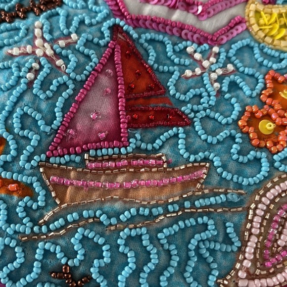 Anthropologie NWT For Love & Lemons Ciao Beaded Mini Dress size 10. - Picture 11 of 13